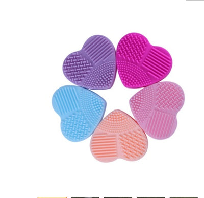 Love Scrubbing Pad Heart-shaped Scrubbing Egg Silicone Heart-shaped Scrubbing Artifact Silicone Heart-shaped Scrubbing Tool