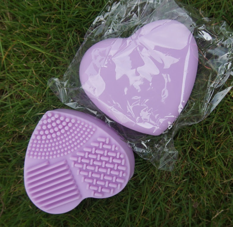 Love Scrubbing Pad Heart-shaped Scrubbing Egg Silicone Heart-shaped Scrubbing Artifact Silicone Heart-shaped Scrubbing Tool