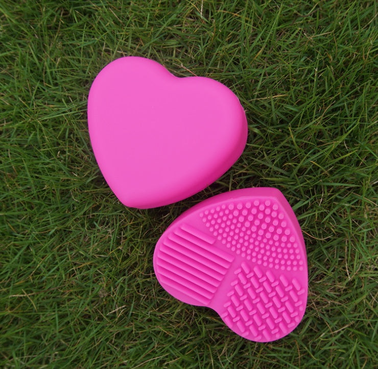 Love Scrubbing Pad Heart-shaped Scrubbing Egg Silicone Heart-shaped Scrubbing Artifact Silicone Heart-shaped Scrubbing Tool