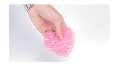 Love Scrubbing Pad Heart-shaped Scrubbing Egg Silicone Heart-shaped Scrubbing Artifact Silicone Heart-shaped Scrubbing Tool