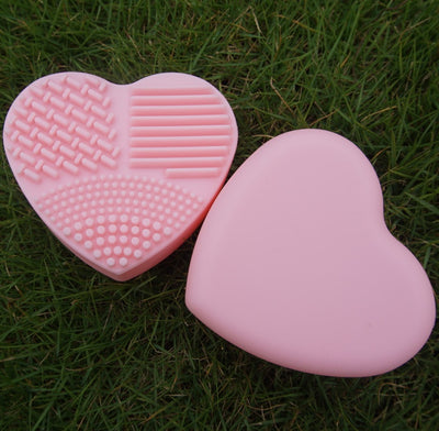 Love Scrubbing Pad Heart-shaped Scrubbing Egg Silicone Heart-shaped Scrubbing Artifact Silicone Heart-shaped Scrubbing Tool