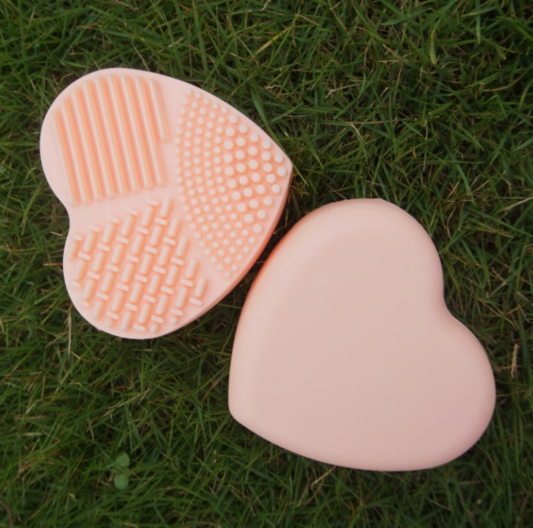Love Scrubbing Pad Heart-shaped Scrubbing Egg Silicone Heart-shaped Scrubbing Artifact Silicone Heart-shaped Scrubbing Tool