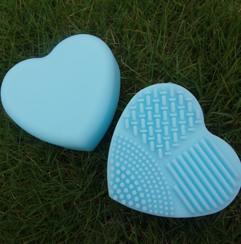 Love Scrubbing Pad Heart-shaped Scrubbing Egg Silicone Heart-shaped Scrubbing Artifact Silicone Heart-shaped Scrubbing Tool
