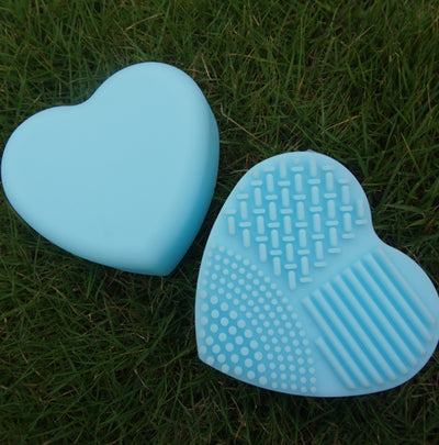 Love Scrubbing Pad Heart-shaped Scrubbing Egg Silicone Heart-shaped Scrubbing Artifact Silicone Heart-shaped Scrubbing Tool